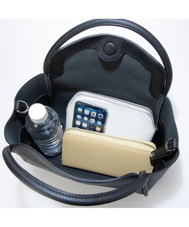 UNBILLION カシュカシュ cachecache / 通しハンドル2wayフラップトート ブラック