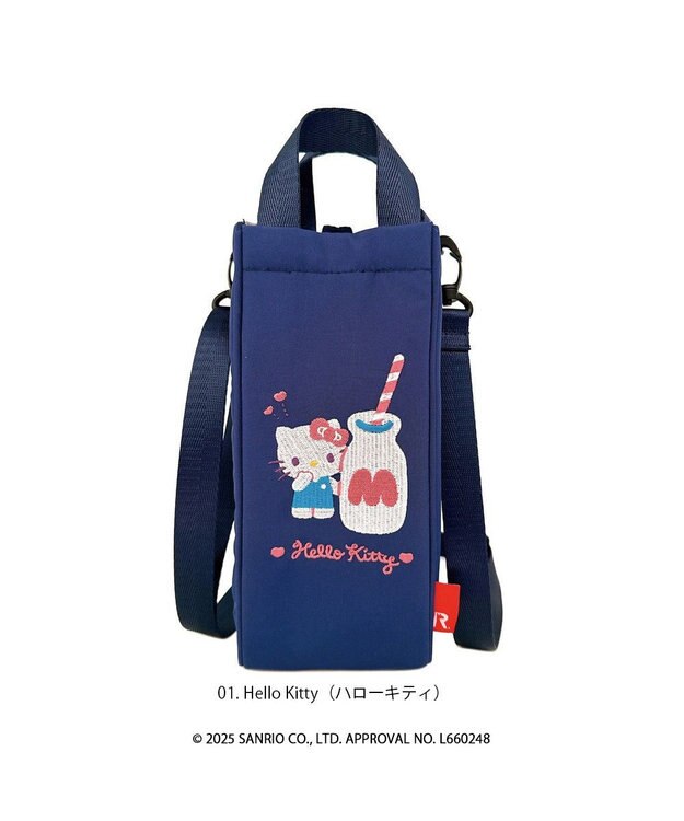 ROOTOTE 8486【キティ/シナモロール】IP.サーモキーパー.ボトル.サンリオキャラクターズ-D 01：ハローキティ