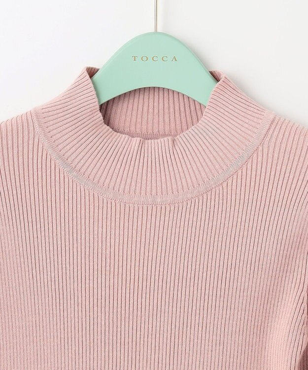 TOCCA 【洗える！】FILMS TURTLENECK タートルネックニット ピンク系