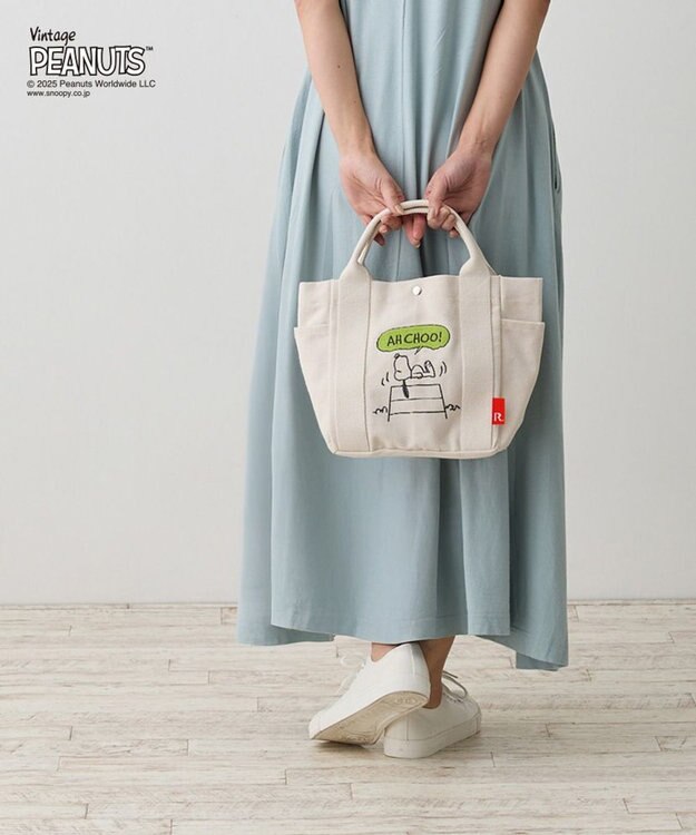 ROOTOTE 8384【スヌーピー】IP.デリ.ピーナッツ-0A 01：アイボリー