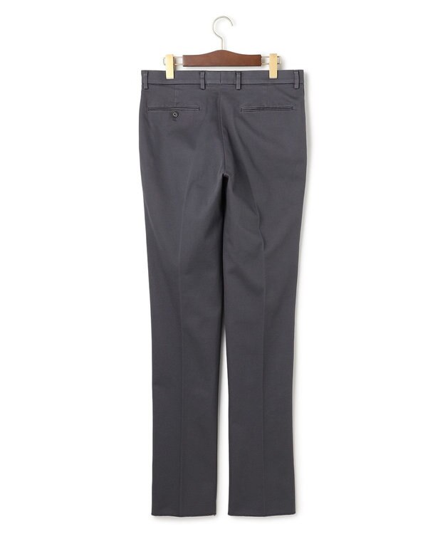J.PRESS MEN 【ストレッチ】トリコチン ステムテーパード パンツ グレー系