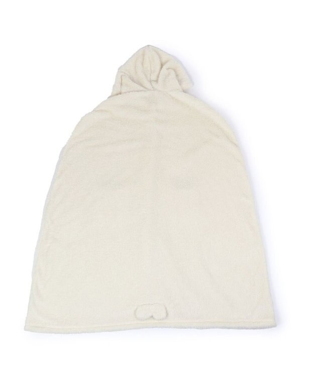 Mother garden あったか 袖なしケープ 《しろたん＆羊》レディース フリーサイズ ホワイト