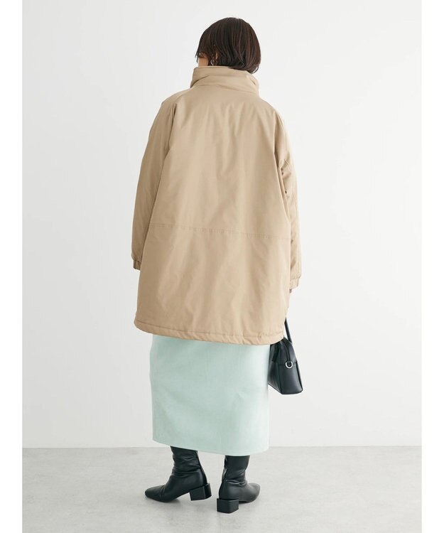 Green Parks あったか中綿コート Beige