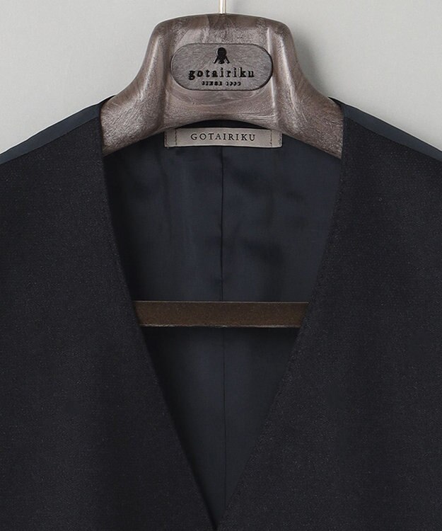 GOTAIRIKU RENEWOOL_CASHMEREベスト ネイビー系