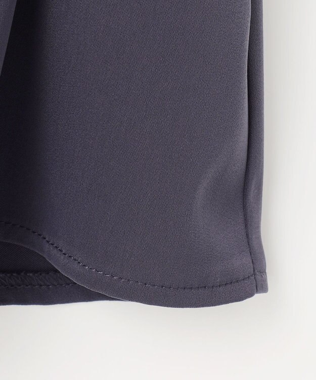 ANY SIS 【洗える】ティアードトップス×ワイドパンツSET スモーキーブルー