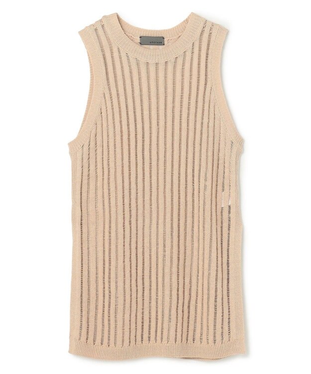 uncrave ラミーリネンニット タンクトップ ベージュ