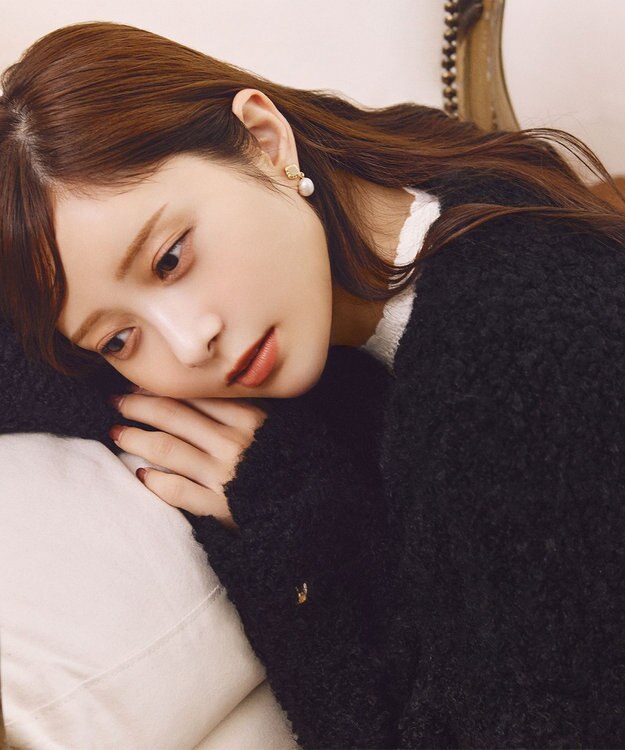 TOCCA LOP EARED POODLE ニットアウター ブラック系