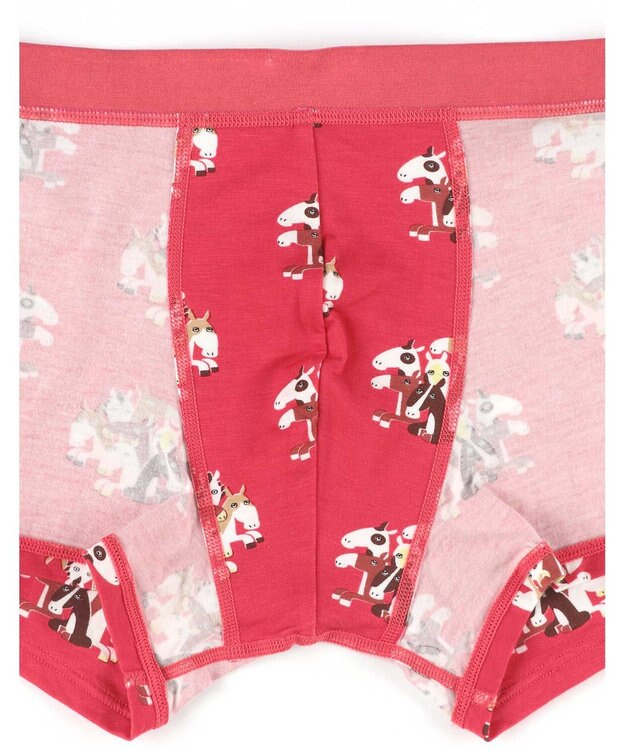 une nana cool 2026年お年賀「まるっとうまくいく」 メンズボクサーパンツ レッド