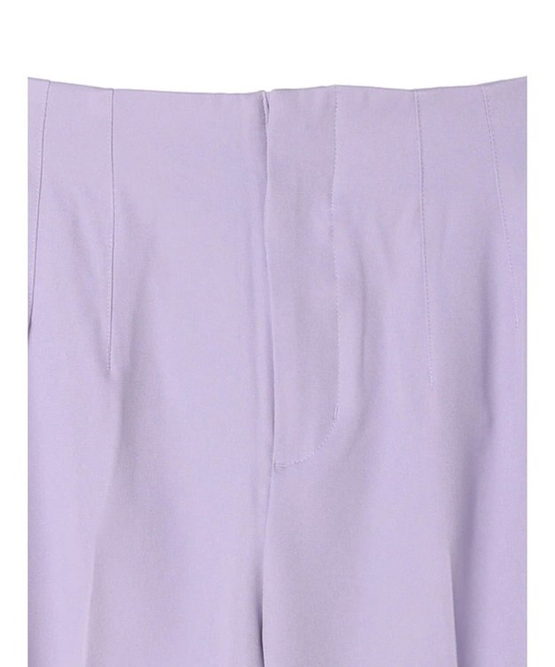 Green Parks 裾スリット／選べる美脚みえパンツ Lavender