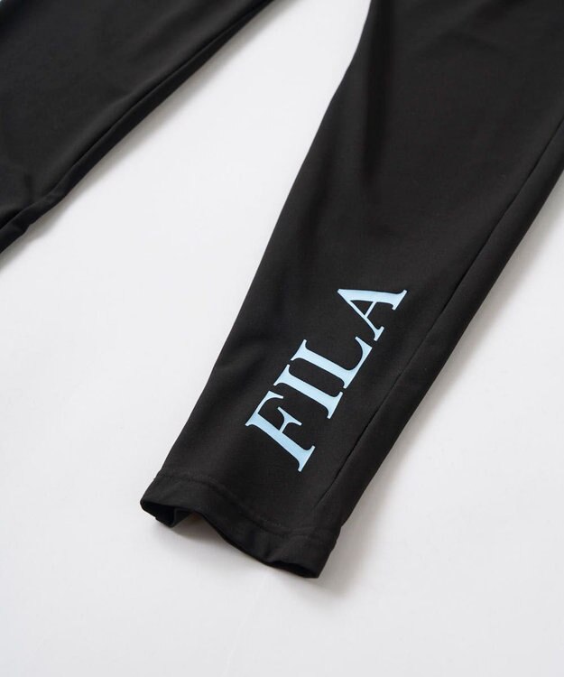OP／FILA 【FILA】レギンス ブラック×サックス
