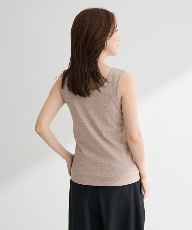 Green Parks ２ＷＡＹネックラメタンクトップ Beige