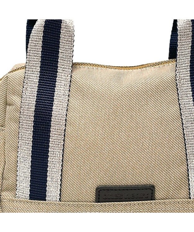 Regalo Felice 【水に濡れても色落ちしないデニム調生地】ミニボストン / REGALO BE(ベージュ)