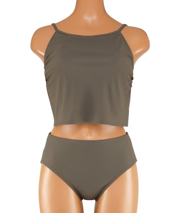 San-ai Resort（三愛水着楽園） 【UPF50＋】ロングパンツ3点セット　9M・11L　【San-ai Resort（サンアイリゾート）】 カーキ