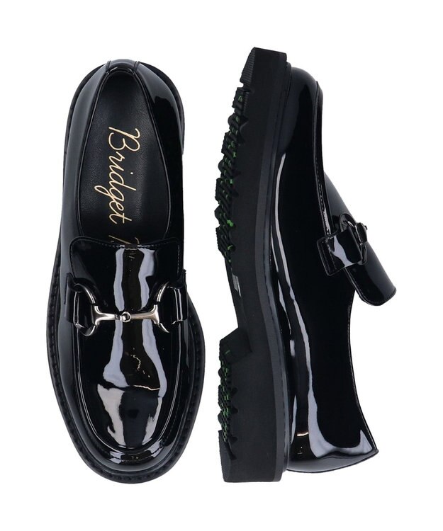 Bridget Birkin 【Bridget Birkin】厚底ビットローファー ブラックエナメル
