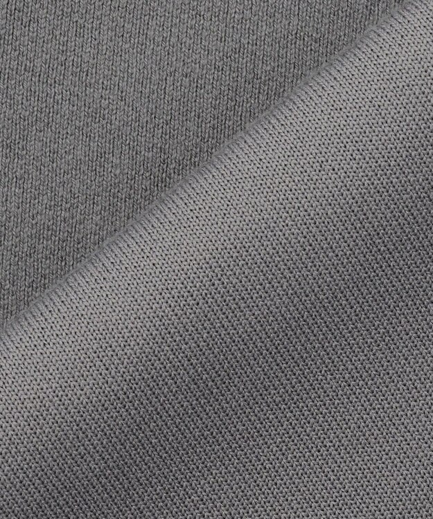 UNFILO MENS 【男女兼用/新色追加】スウェットライク ニットカーディガン [24年秋冬商品] ライトグレー