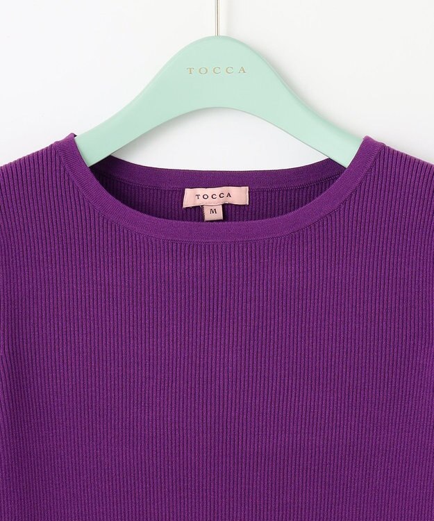 TOCCA 【洗える！】RESONATE ニットプルオーバー パープル系
