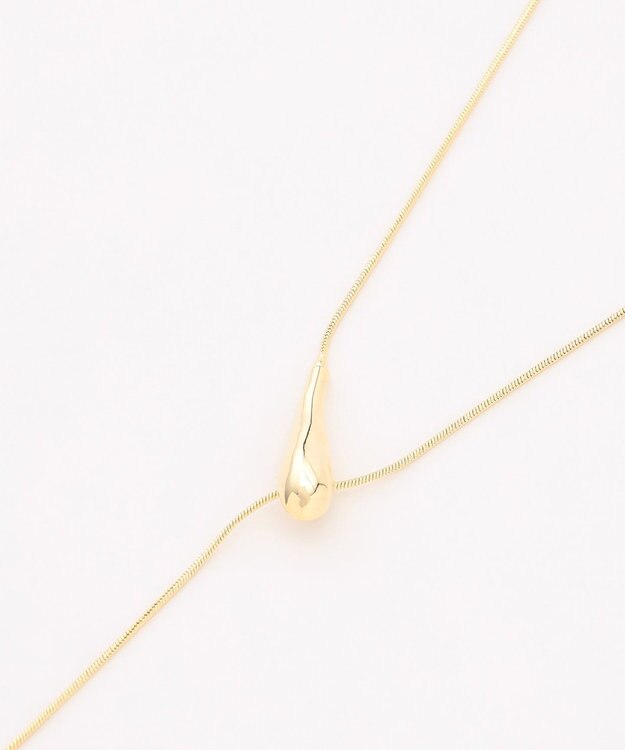 ANY ドロップラリエットネックレス ゴールド