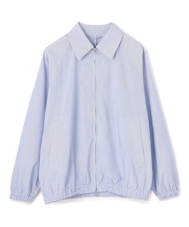 UNFILO MENS コットンライク ブルゾン ブルーストライプ