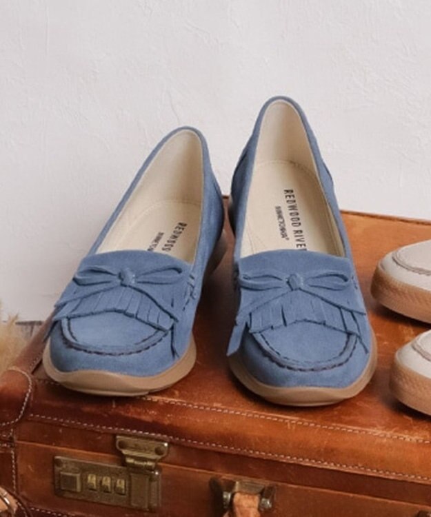 REGAL FOOT COMMUNITY 【レッドウッドリバーミネトンカ】M01C キルトリボン カジュアルシューズ