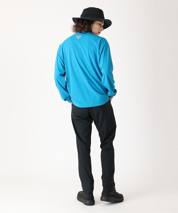 Columbia Columbia/ バーンノベルロングスリーブクルー /コロンビア Blue Echo