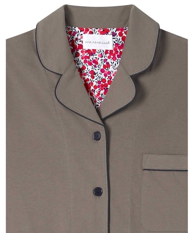 une nana cool 【綿100％】ハイゲージ天竺パジャマ　ＭＡＤＥ　ＷＩＴＨ　ＬＩＢＥＲＴＹ　ＦＡＢＲＩＣ KA