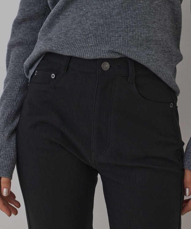 GRACE CONTINENTAL トリコットスリムパンツ ブラック