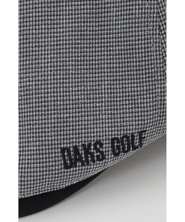 DAKS DAKS GOLFハウンドトゥース ハンティングキャップ ブラック
