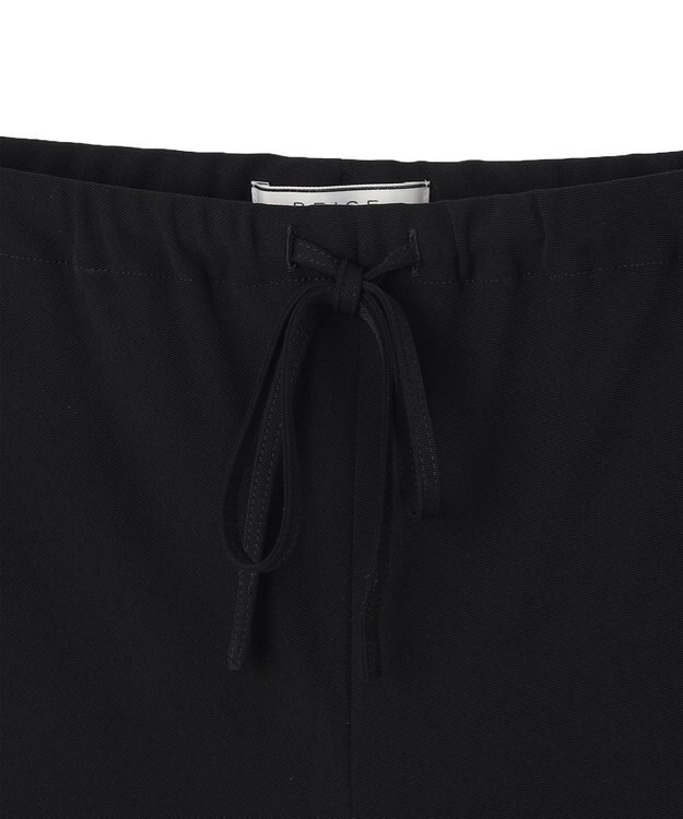 BEIGE， 【WEB限定・洗える】CELOSIA / ドロストワイドパンツ Black