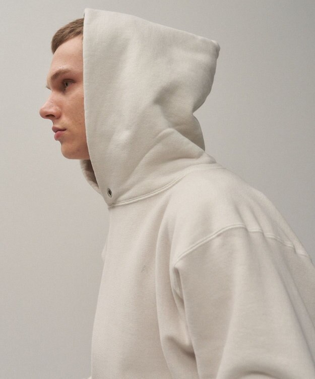 ATON NATURAL DYED URAKE | フーディー - UNISEX LIGHT GRAY