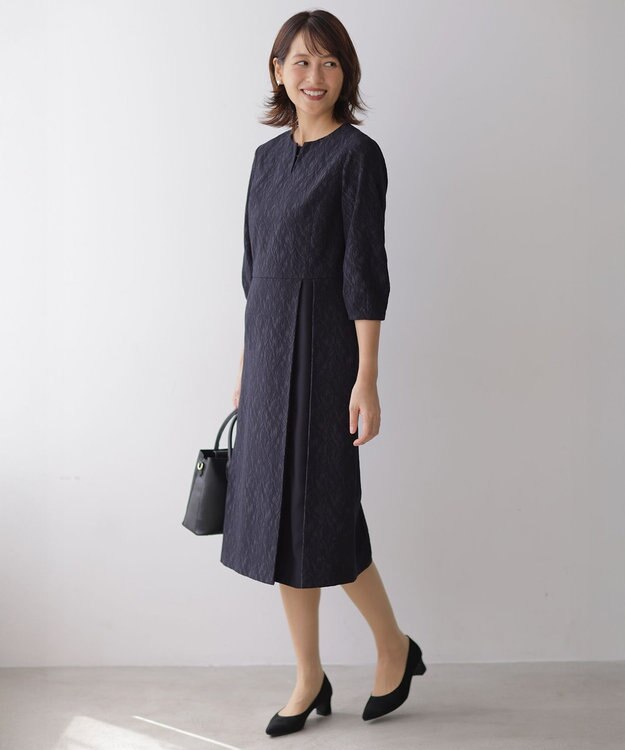 J.PRESS LADIES 【WEB限定】リバーシブルパール イヤリング シルバー系