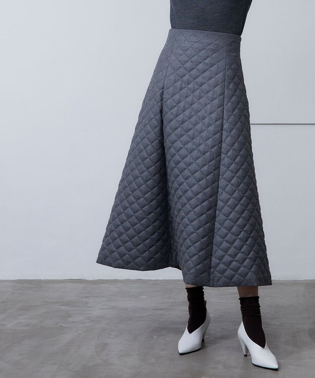 BEIGE， SAULTY / フレアスカート M Gray