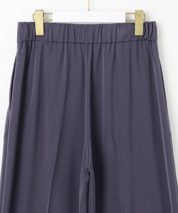 ANY SIS 【洗える】ティアードトップス×ワイドパンツSET スモーキーブルー