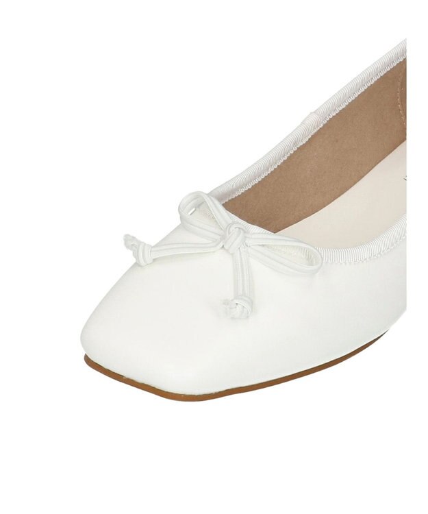 earth music&ecology ＯＲｉｅｎｔａｌＴＲａｆｆｉｃ　バレエパンプス White