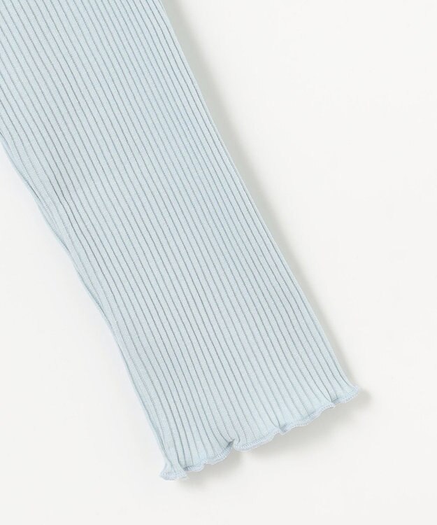 組曲 KIDS 【150-160㎝】フリルリブ2WAY トップス サックスブルー系