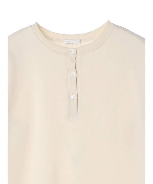 CRAFT STANDARD BOUTIQUE 裏起毛ヘンリーワンピース Ivory