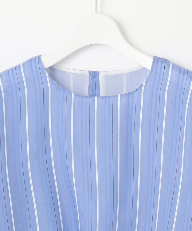 J.PRESS LADIES L 【WEB限定カラーあり】ランダムシアーストライプ カットソー ブルー系1