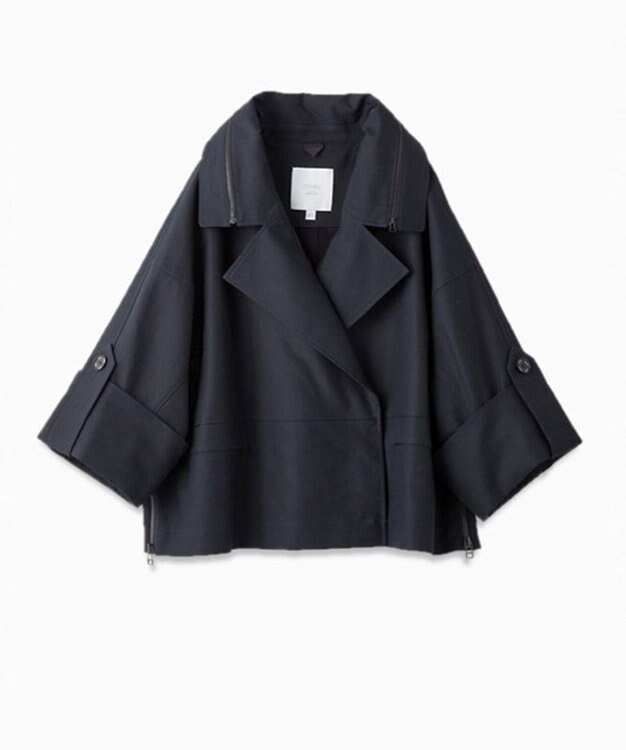 FORFORMO Deformation Wide Trench Coat デフォメーションワイドトレンチコート ネイビー