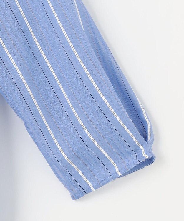 J.PRESS LADIES L 【WEB限定カラーあり】ランダムシアーストライプ カットソー ブルー系1