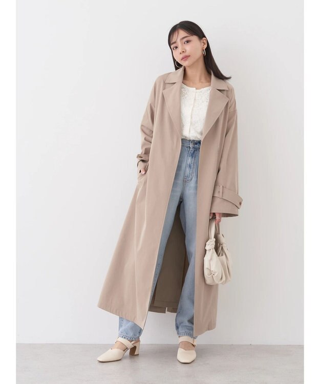 earth music&ecology フラワーレースブラウス Ivory