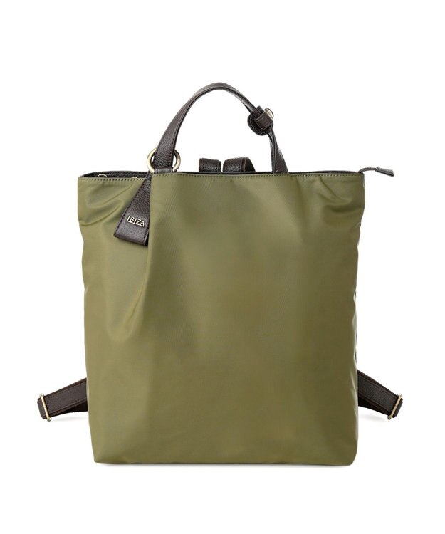 IBIZA ディアリオ　ナイロン　リュック カーキ