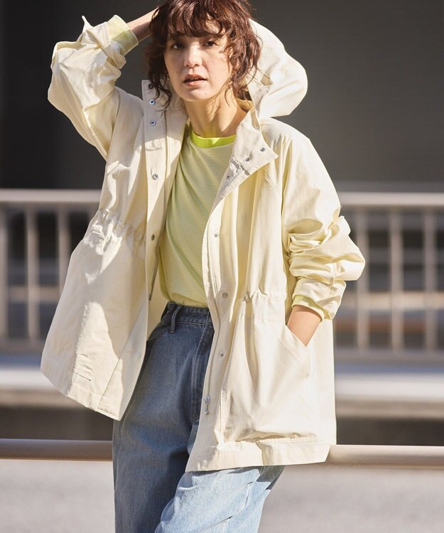 AMERICAN HOLIC 花粉防止撥水加工マウンテンパーカー Ivory