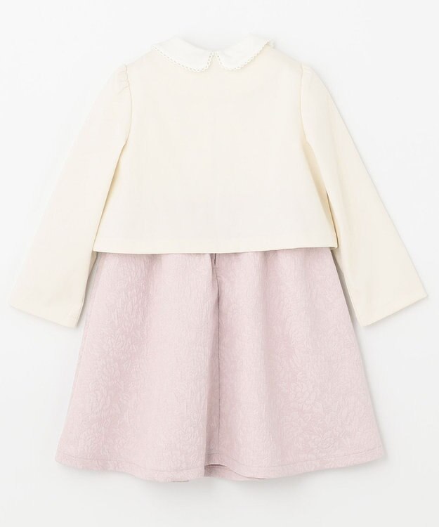 組曲 KIDS 【110-130cm】ジャガード セットアップ ピンク系