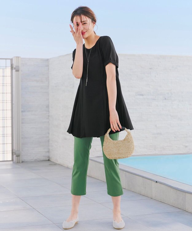 Tiaclasse ハーフムーンミニバッグ ベージュ