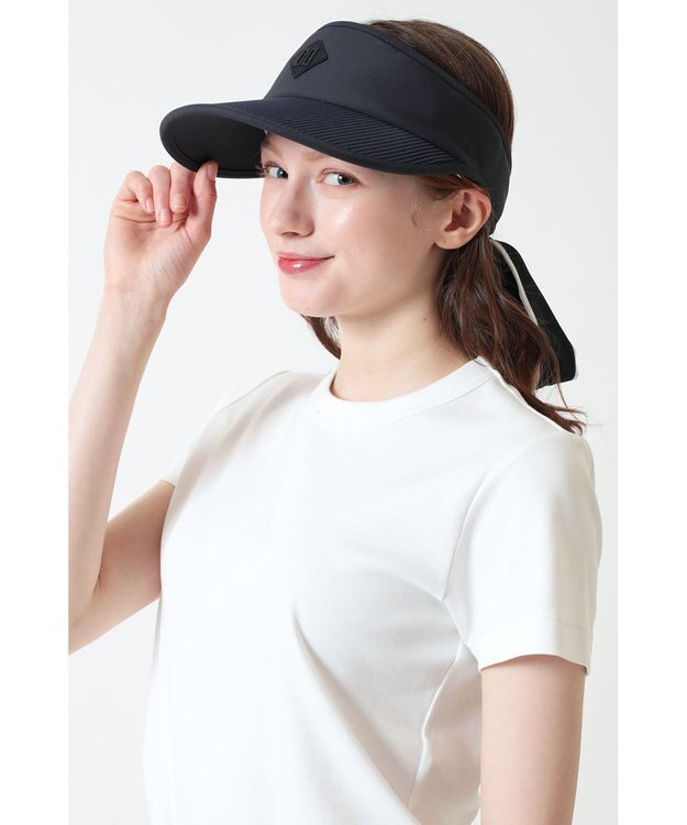 DAKS DAKS GOLF リボンサンバイザー ネイビー