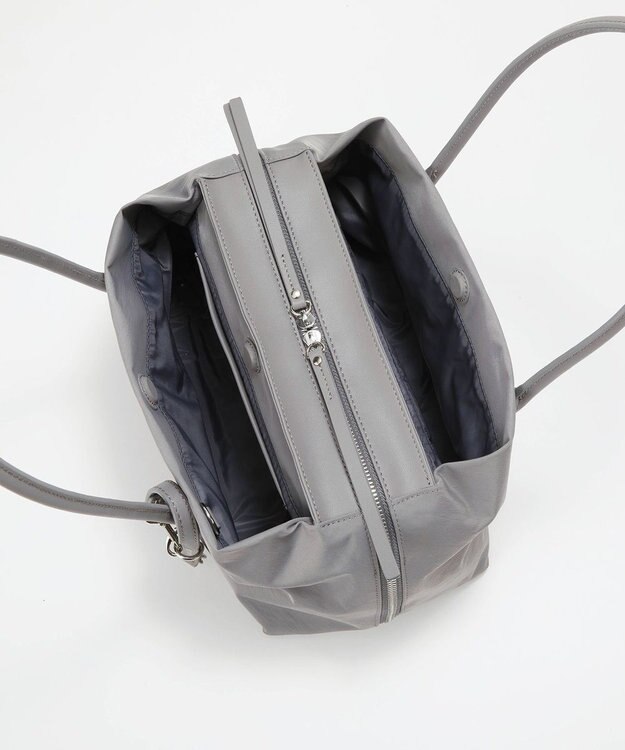 TOPKAPI 【Breath TOPKAPI】ALINE アライン ナイロン ボストン ミニ トートバッグ　軽量 / 肩掛け / 大容量 / 通勤 グレー