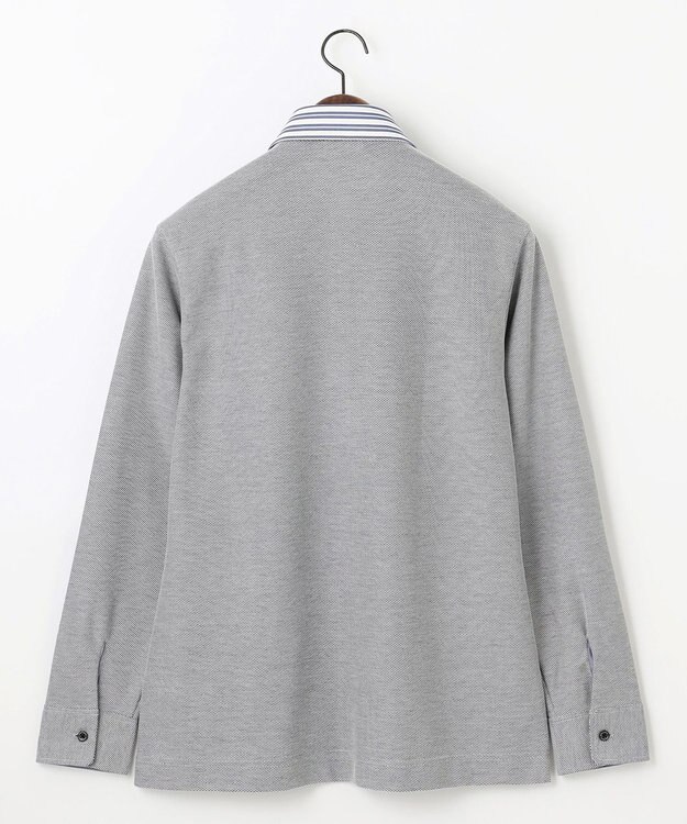 JOSEPH ABBOUD 【サスティナブル】オーガニックコットンダディ  ポロ グレー系