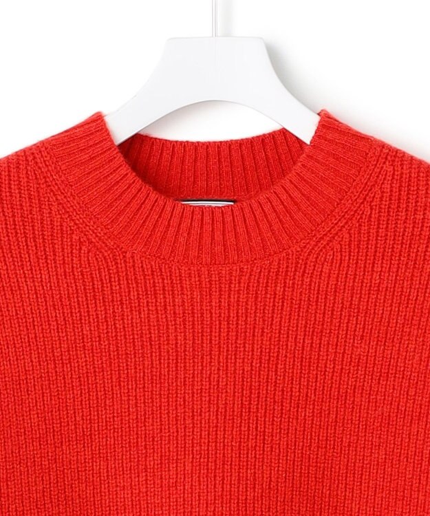 J.PRESS YORK STREET 【UNISEX】ウールカシミヤ クルーネックニット レッド系