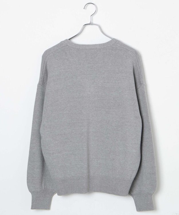 WEGO 【SCHOOL ITEM】ニットプルオーバー 杢グレー