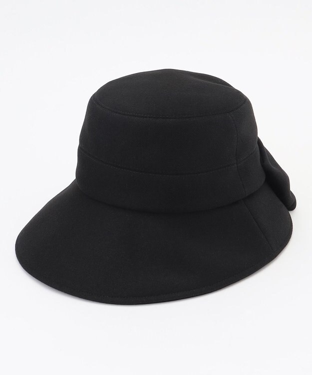 TOCCA 【サイズ調整可】RIBBON KNOT WOOLY BUCKETHAT バケットハット ブラック系