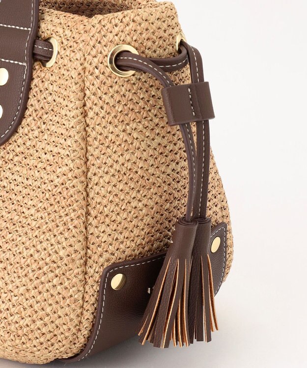 LA BAGAGERIE サイドタッセルサマートート　Sサイズ ベージュ